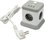 Сетевой фильтр Cablexpert TWR-4-U3-W-2 белый