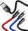 Кабель Baseus Lightning 8-pin, micro USB-B, USB Type-C - USB Type-A черный 0.3 м