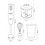 Immersion blender Scarlett SC-HB42F06 white