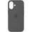 Накладка  Apple Silicone Case для Apple iPhone 16 серый