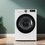 Стирально-сушильная машина LG F2V3FR6W белый