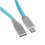 Кабель Cablexpert micro USB-B - USB Type-A голубой 1 м