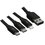Кабель Baseus Lightning 8-pin, micro USB-B, USB Type-C - USB Type-A черный 1.1 м