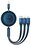 Кабель Baseus Lightning 8-pin, micro USB-B, USB Type-C - USB Type-A синий 1.1 м