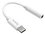 Кабель   Hoco USB Type-C - jack 3.5 мм белый