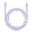 Кабель Baseus Lightning 8-pin - USB Type-C фиолетовый