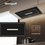 Вытяжка полновстраиваемая Weissgauff Aura 456 Touch Black Glass черный/черный