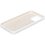 Qoplama  Aceline Liquid Silicone Magnet Apple iPhone 15 Pro Max uchun oq