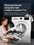 Стирально-сушильная машина Beko B3DFR57H23W белый