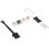Клавиатура  проводная + беспроводная GravaStar Mercury K1 Transparent Black цвет черный
