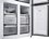Weissgauff WCD 590 NoFrost Inverter Premium Biofresh Dark Grey Glass
