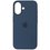 Накладка  Apple Silicone Case для Apple iPhone 16 синий