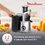Соковыжималка электрическая Moulinex JU660D30 серебристый