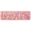 Keyboard and mouse Wireless   AULA AC306 pink