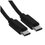 Кабель Aceline USB Type-C - USB Type-C черный 1 м
