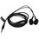 Simli quloqchinlar Aceline FM-3261MIC  qora 2025