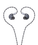 Проводные наушники Fiero Instinct  серебристый