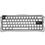 Клавиатура  проводная GravaStar Mercury V60Pro цвет серебристый