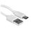 Cable Aceline micro USB-B - USB Type-A white 1 m