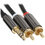 Кабель   DEXP jack 3.5 мм - 2RCA черный