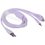 Кабель Baseus Lightning 8-pin, micro USB-B, USB Type-C - USB Type-A фиолетовый 1.3 м