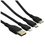 Кабель Baseus Lightning 8-pin, micro USB-B, USB Type-C - USB Type-A черный 1.5 м