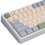 Клавиатура  проводная + беспроводная AULA F75 Cedar Green цвет белый