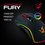 Sichqoncha simli ARDOR GAMING Fury  qora