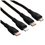 Кабель Baseus Lightning 8-pin, micro USB-B, USB Type-C - USB Type-C черный 1.5 м