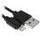 Kabel FinePower Lightning 8-pin - USB Type-A qora