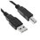 Cable DEXP USB Type-B 4-pin - USB Type-A black 3 m