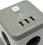 Сетевой фильтр Cablexpert TWR-4-U3-W-2 белый