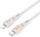 Кабель Hoco Lightning 8-pin - USB Type-C серый