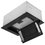 Вытяжка полновстраиваемая Weissgauff Aura 456 Touch Black Glass черный/черный