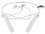 Bluetooth стерео гарнитура Sony WI-C400 [вставные (затычки) , 8-22000 Гц, микр., рег. громкости, Bluetooth, NFC, белые]
