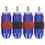 Коннектор RCA Kicx RCA-4BL