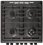Gas Stove Artel GRAND Apetito 02-G black