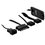 Комплект реверсных вентиляторов LIAN LI UNI FAN CL WIRELESS 120-3 BLACK REVERSE BLADE [G99.12RCL1W3B.R0] черный