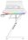 Стол компьютерный ZONE 51 TRINE 160 RGB белый