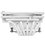 Кулер для процессора ID-COOLING IS-67-XT WHITE  белый