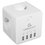 Сетевой фильтр Cablexpert CUBE-4-U4-W белый