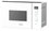 Встраиваемая микроволновая печь Hotpoint MF25G WH H белый