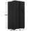Холодильник Side by Side   Gorenje NRR9185EABXLWD черный