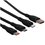 Кабель Baseus Lightning 8-pin, micro USB-B, USB Type-C - USB Type-A черный 1.5 м