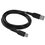 Кабель GAL USB Type-C - USB Type-A черный 1 м