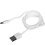 Кабель Aceline micro USB-B - USB Type-A белый 1 м