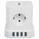 Сетевой фильтр Cablexpert TWR-5-U4-W-2 белый
