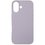 Накладка  BoraSCO Microfiber Case для Apple iPhone 16 сиреневый