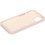 Накладка  Aceline Liquid Silicone для Apple iPhone 13 бежевый