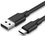 Кабель Ugreen USB Type-C - USB Type-A черный